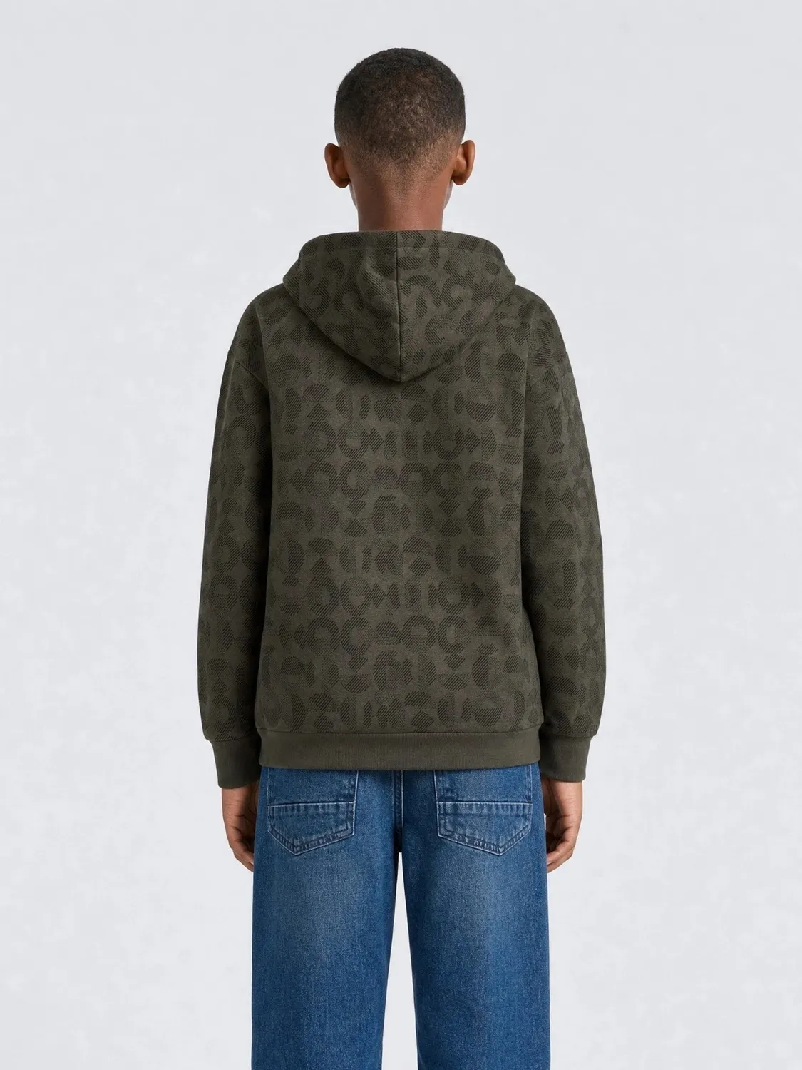 Petrol Industries Forgeplace hoodie Beluga med print drenge