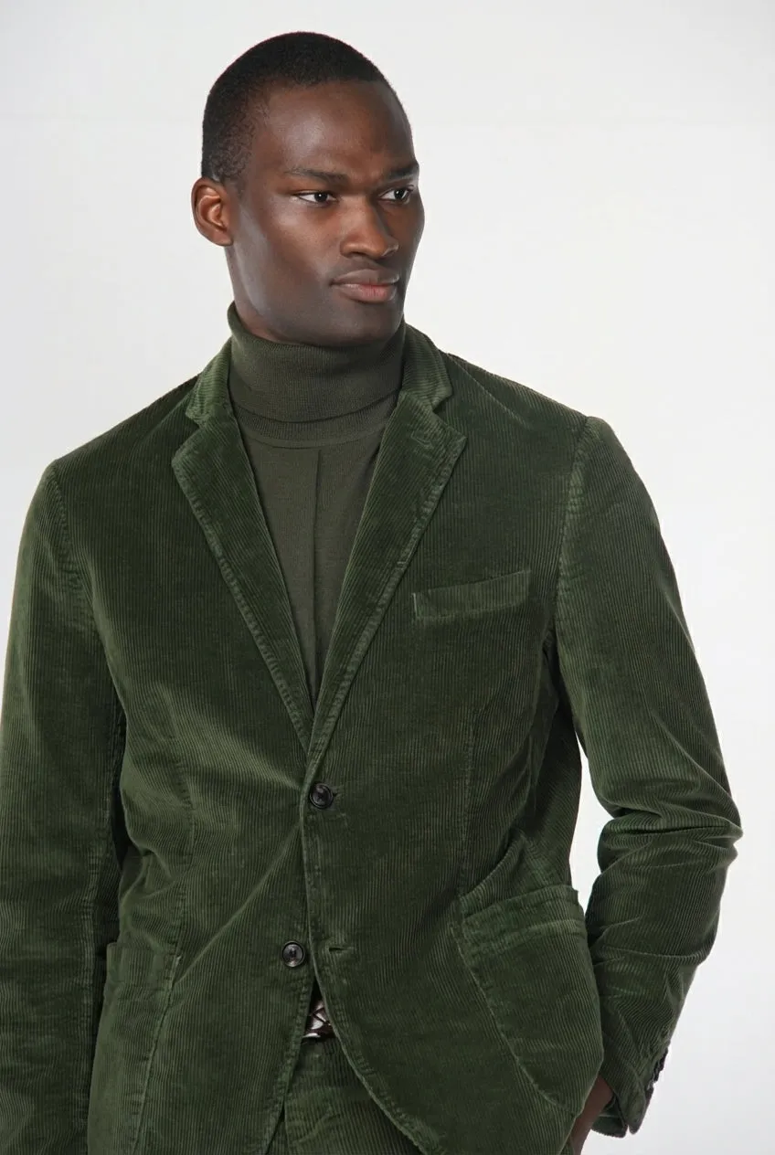 Mason's Tiziano velourblazer skovgrøn regular