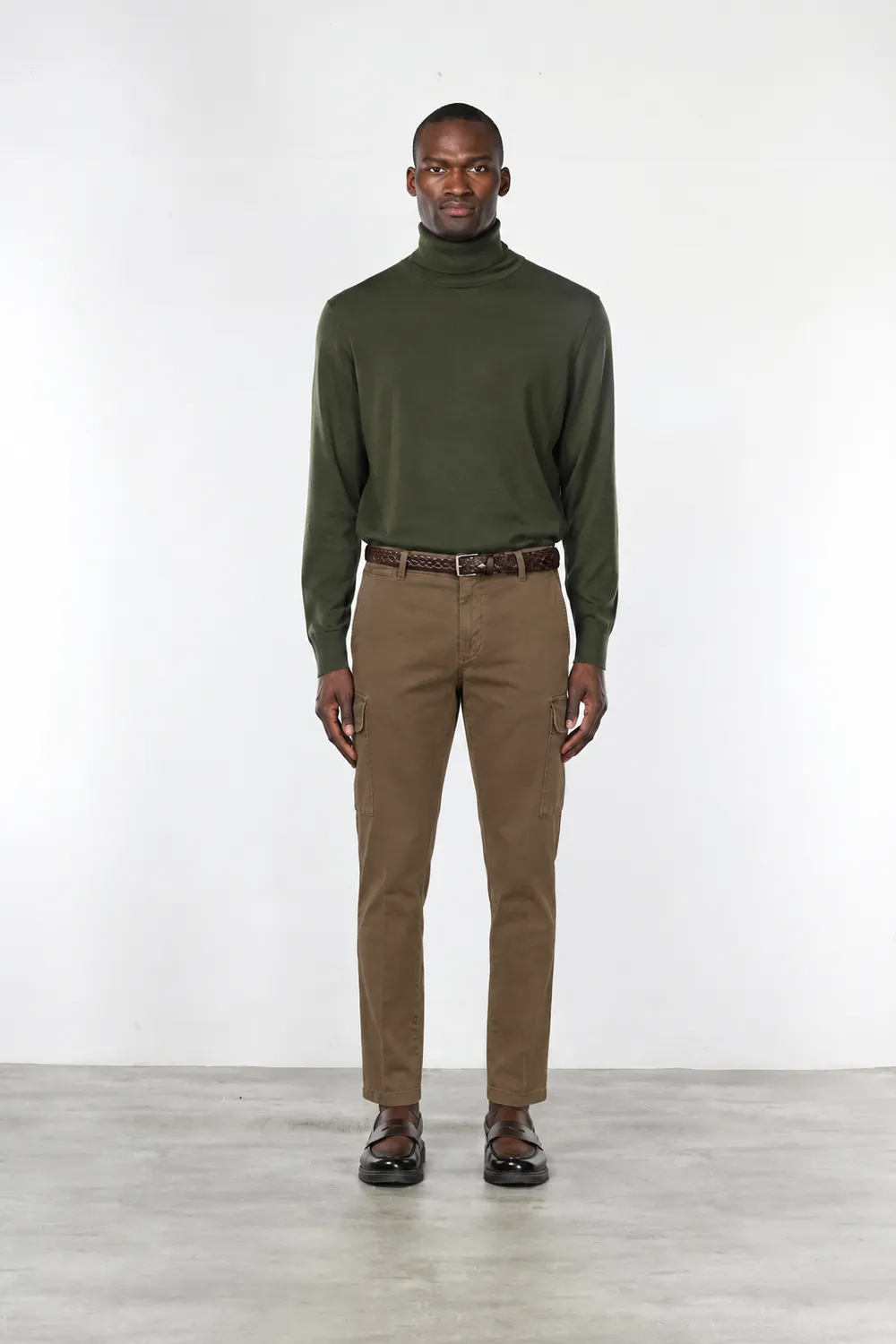 Mason's Chile cargobukser taupe extra slim