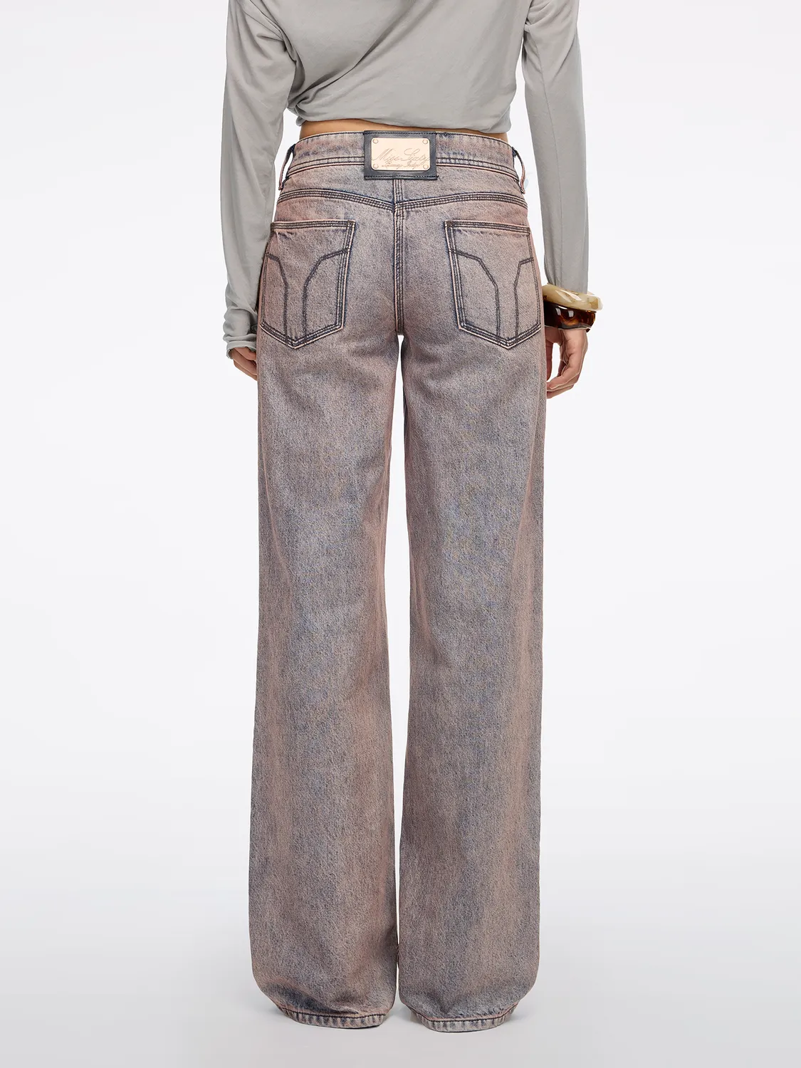 Miss Sixty 6M1JJ4400CC10 Straight Jeans Rustrød Bomuld
