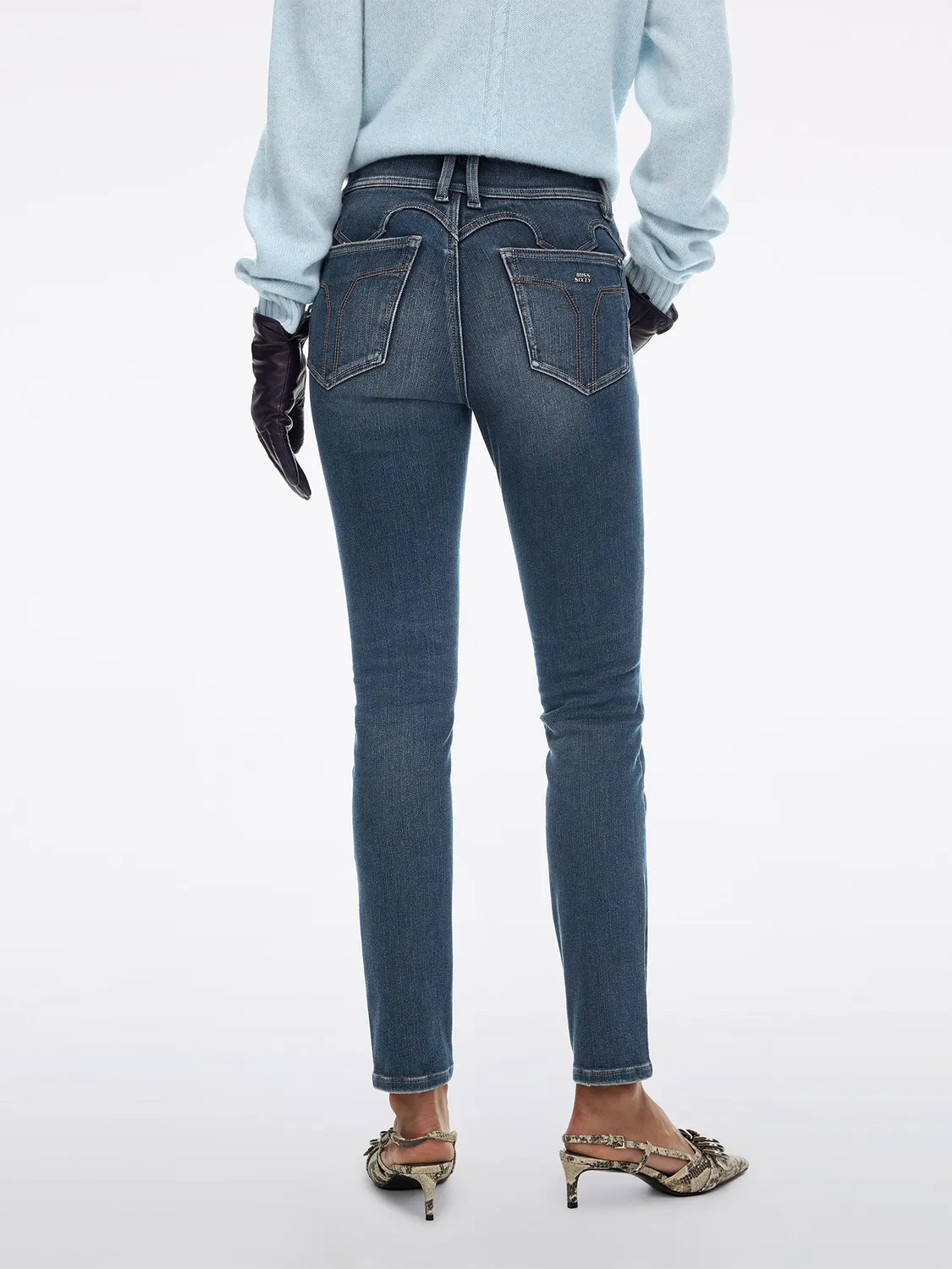 Miss Sixty Bella skinny jeans mellemblå stretch