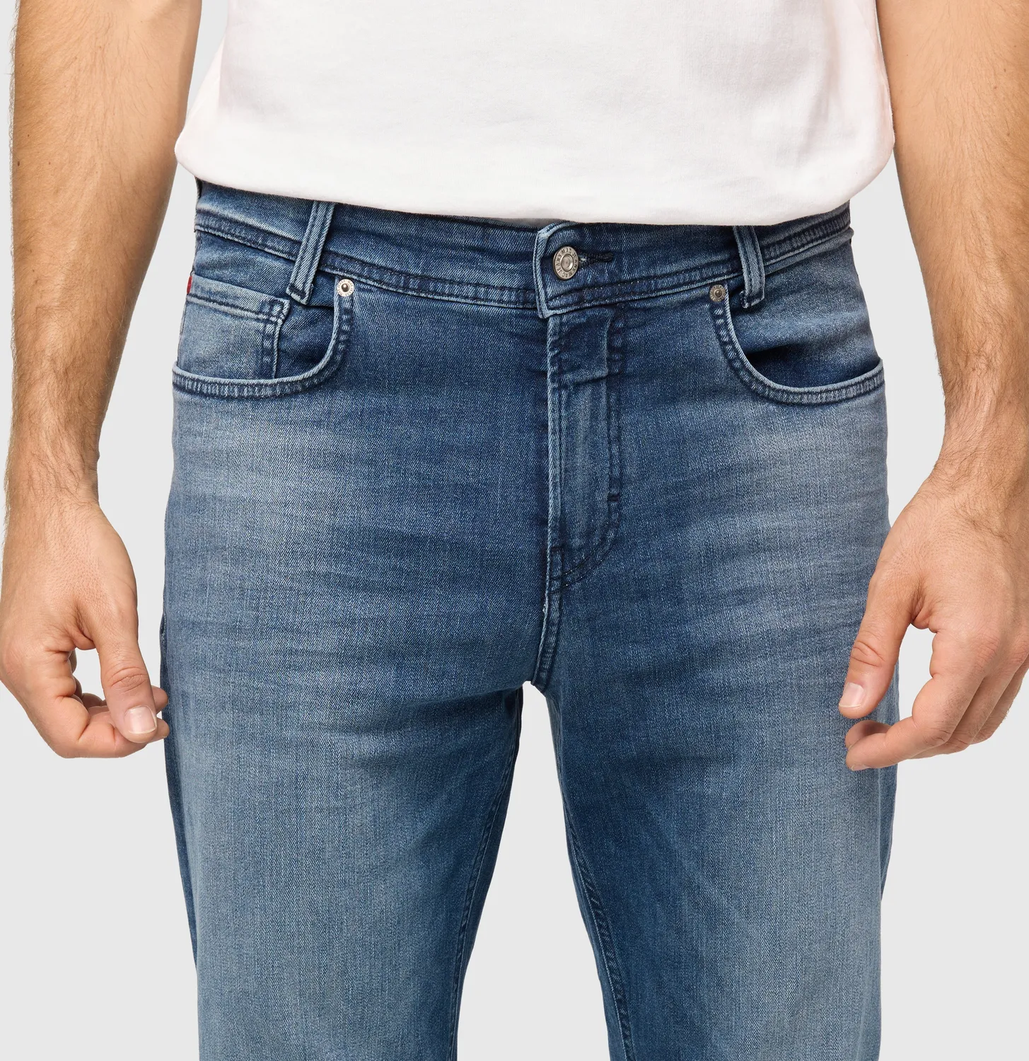 MAC Rick 0431-00-1982L jeans mellemblå comfort fit
