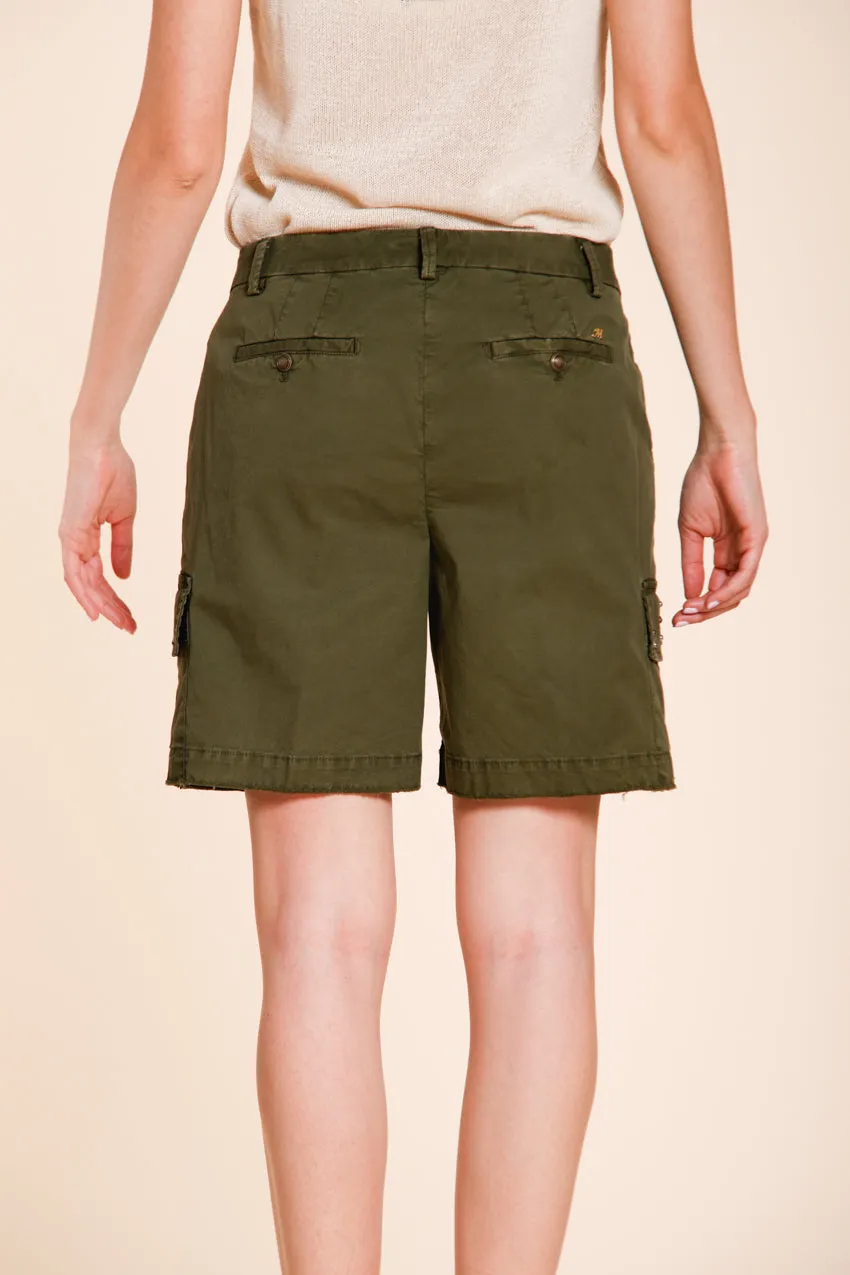 Mason's Chile cargo bermuda shorts skovgrøn slim