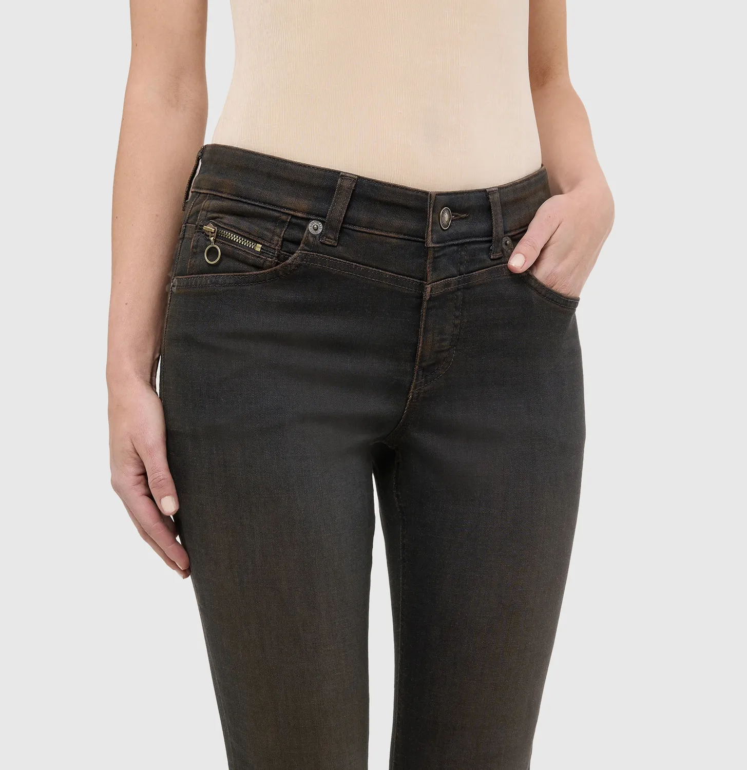 MAC Rich Slim 5904 jeans sort slim fit let denim