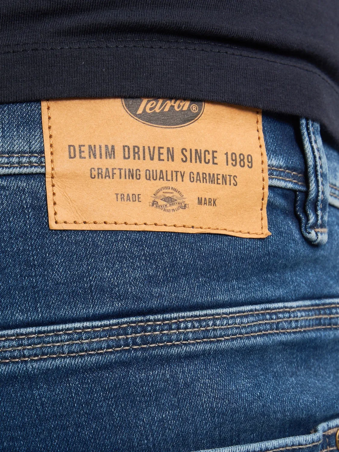 Petrol Industries Seaham Classic Slim Fit jeans medium blue stretch
