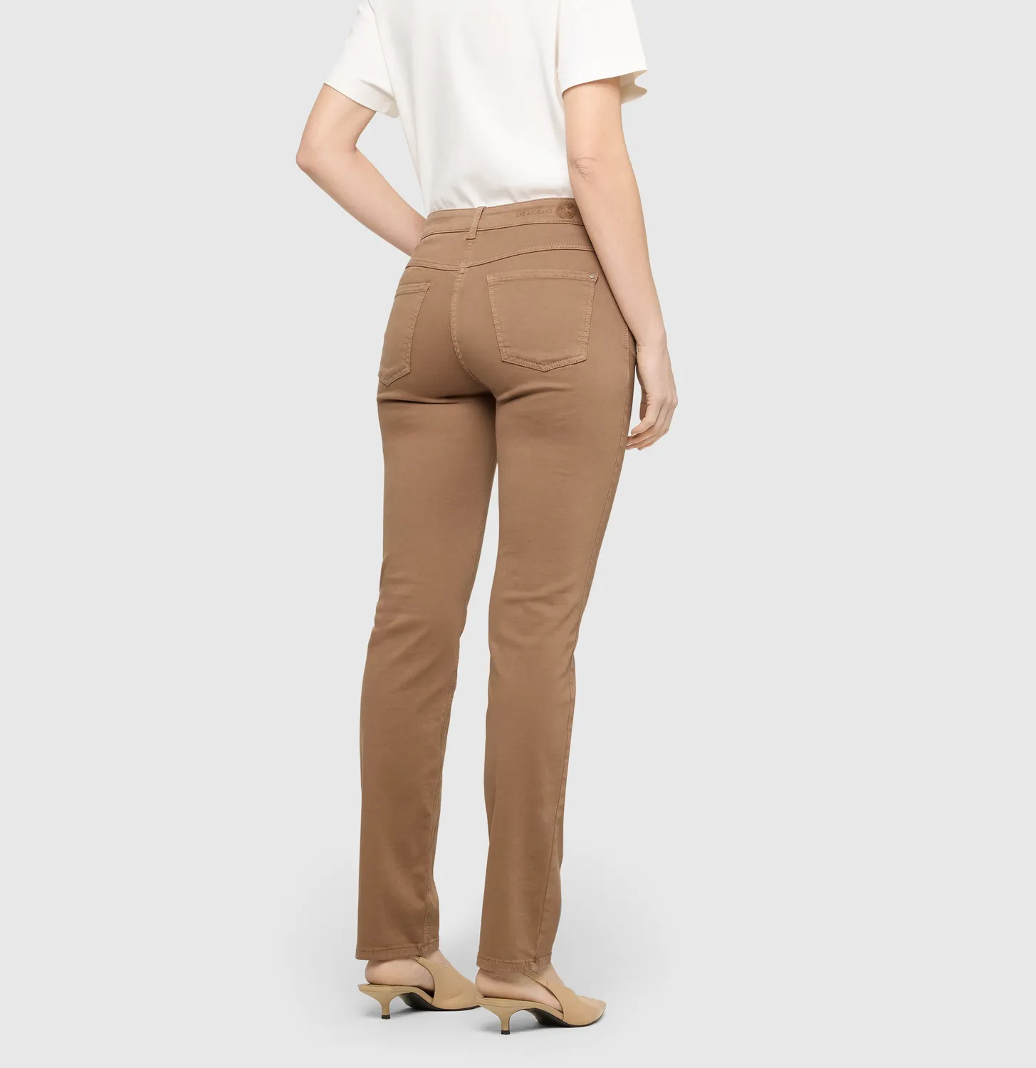 MAC Dream 5401-00-0355 jeans brun straight fit