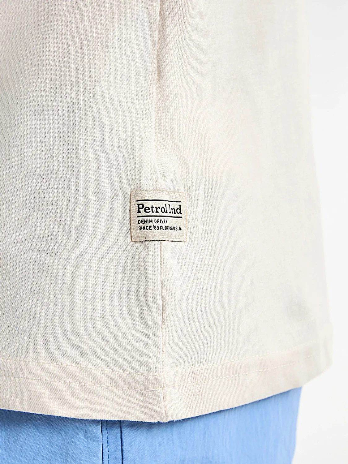 Petrol Industries Logo Citrusview t-shirt seashell bomuld