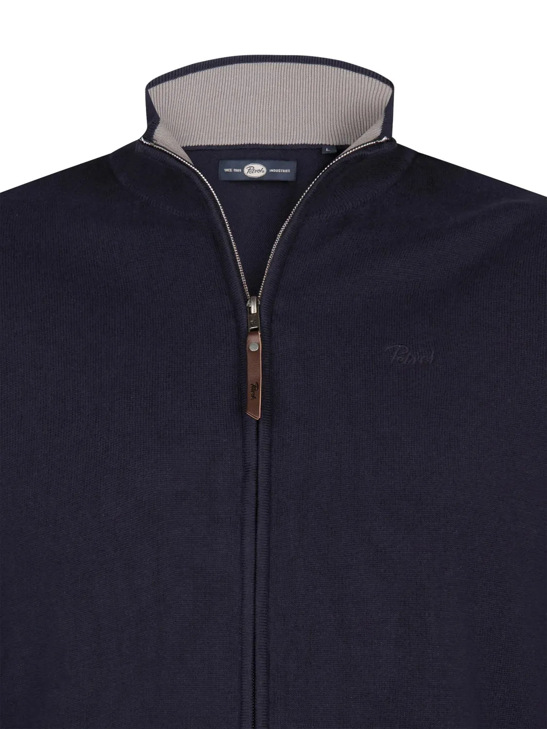 Petrol Industries Ironridge strikvest royal navy bomuld