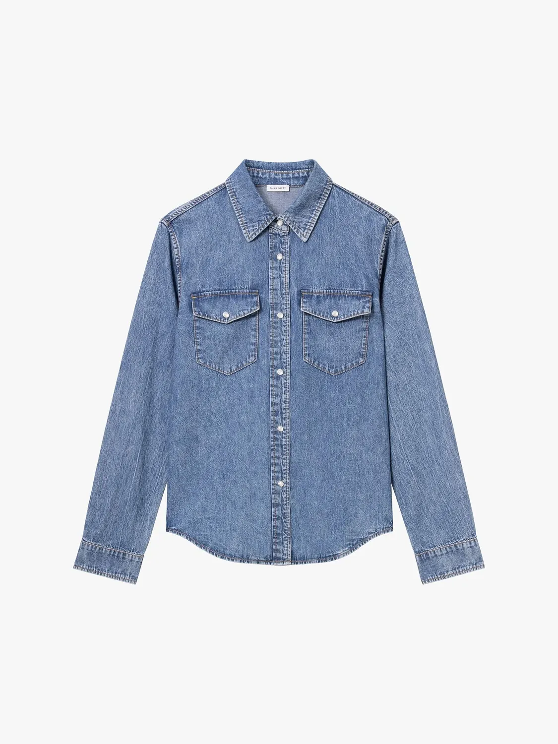 Miss Sixty Denim Shirt lyseblå relaxed 100% bomuld