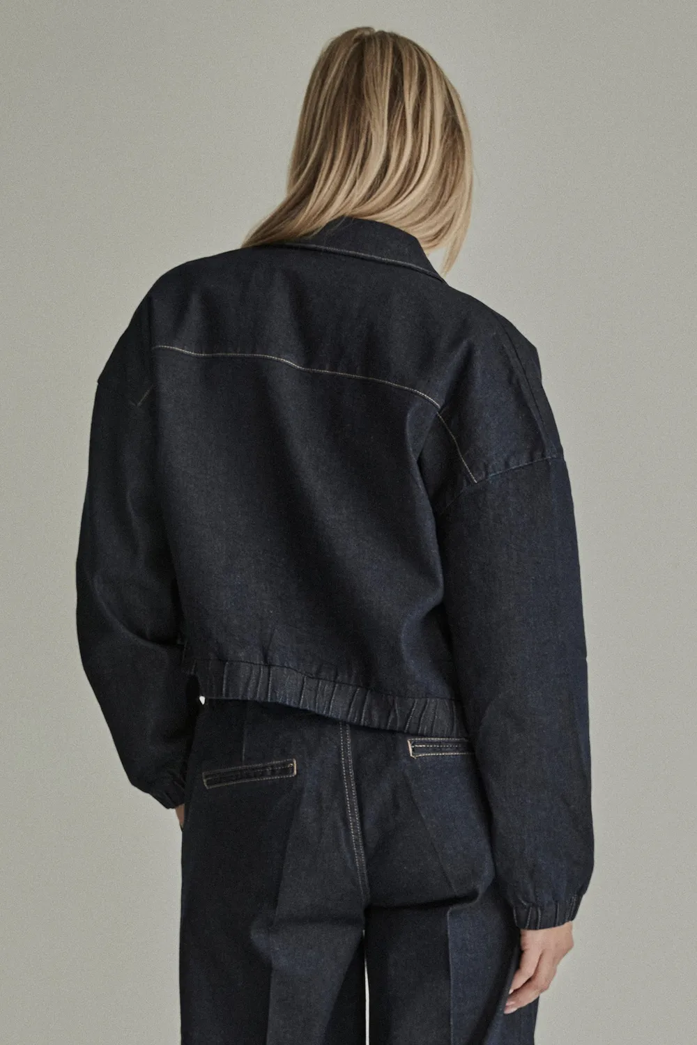 Para Mi Jeans Lynn jakke indigoblå bomber