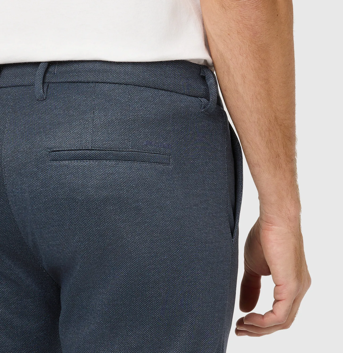 MAC Griffin 6617-91-0767L jerseybukser blå tapered fit
