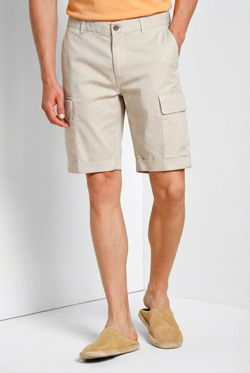 Mason's Cargo M74 cargo bermuda grå relaxed stretch