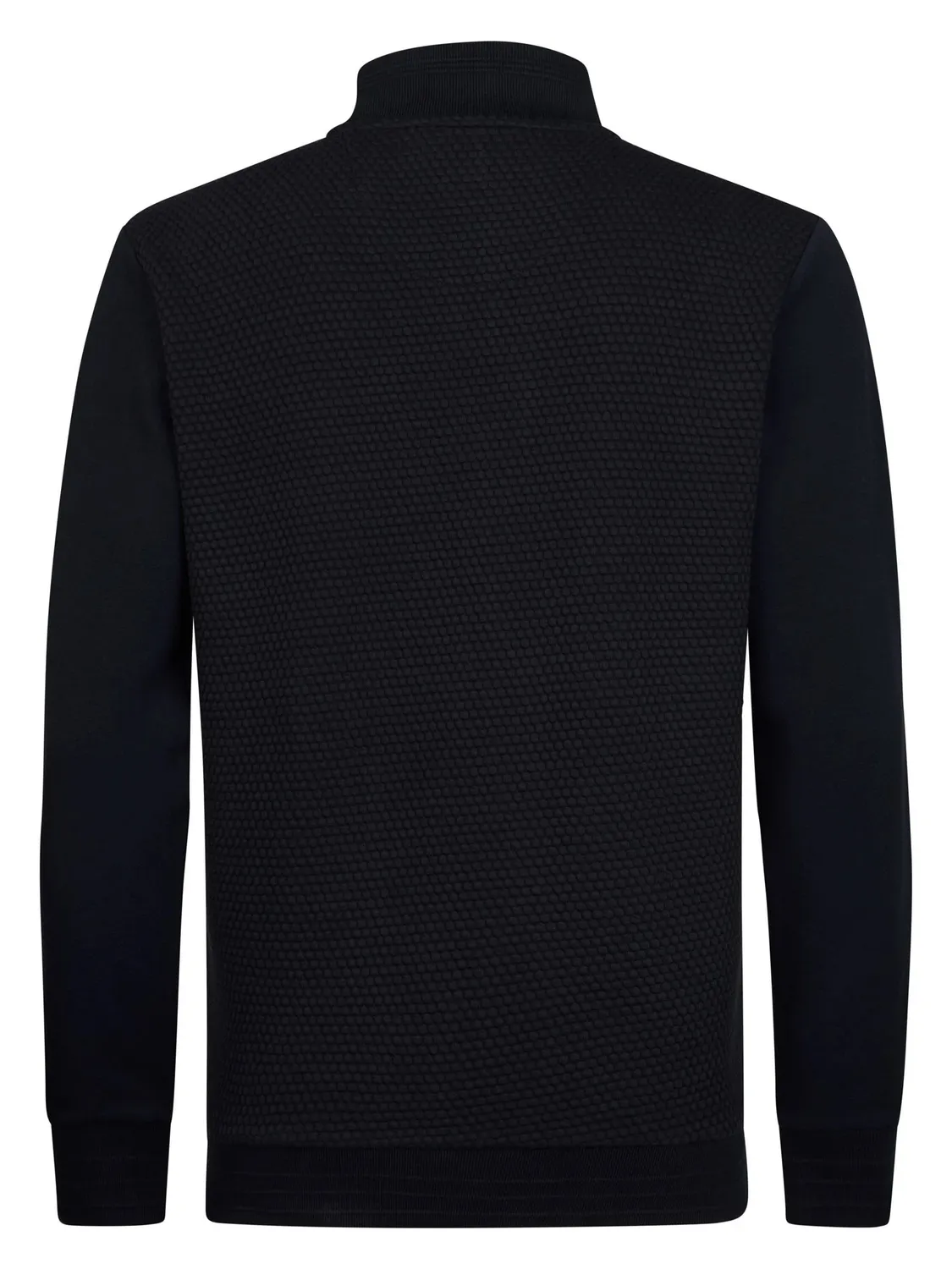 Petrol Industries Ironcrest sweater lynlås vaffelstof