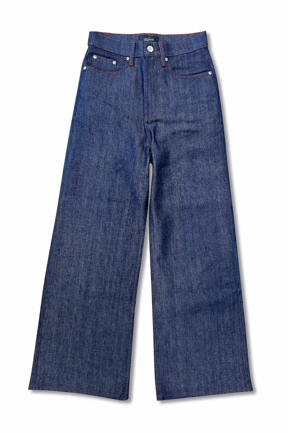 Organsk Streets RAW baggy jeans rå denim