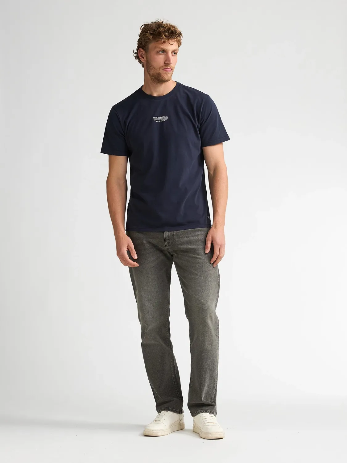 Petrol Industries Foster T-shirt royal navy bomuld