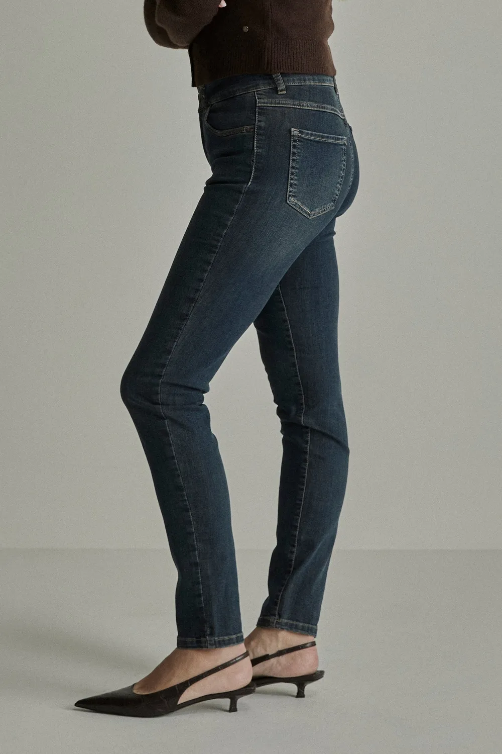 Para Mi Celine skinny jeans Old Blue høj talje