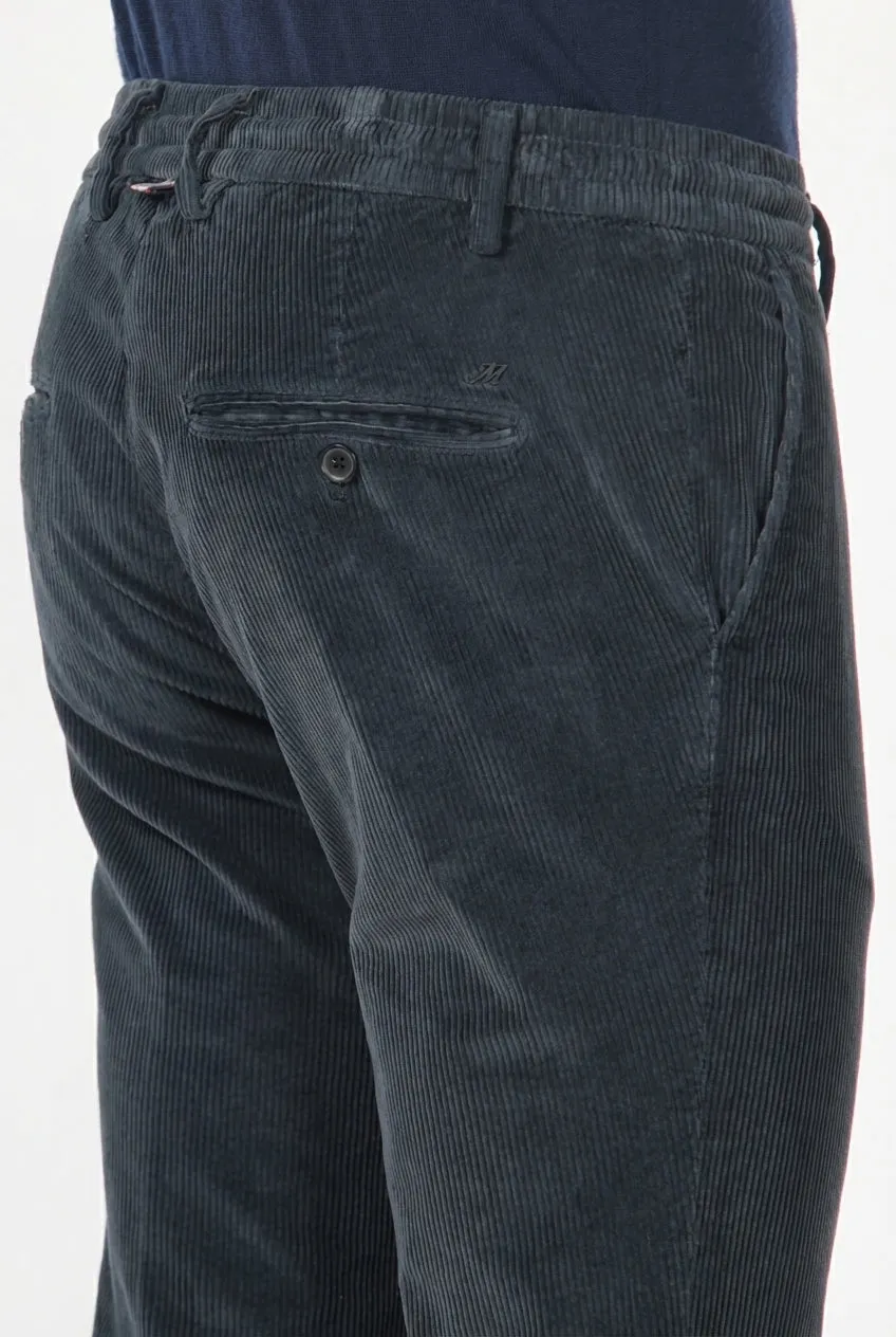 Mason's Milano Jogger chinobukser grå fløjl extra slim