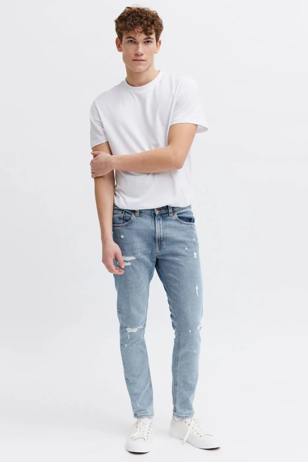 Organsk O2 Rousing Rebellion jeans lys vask stretch