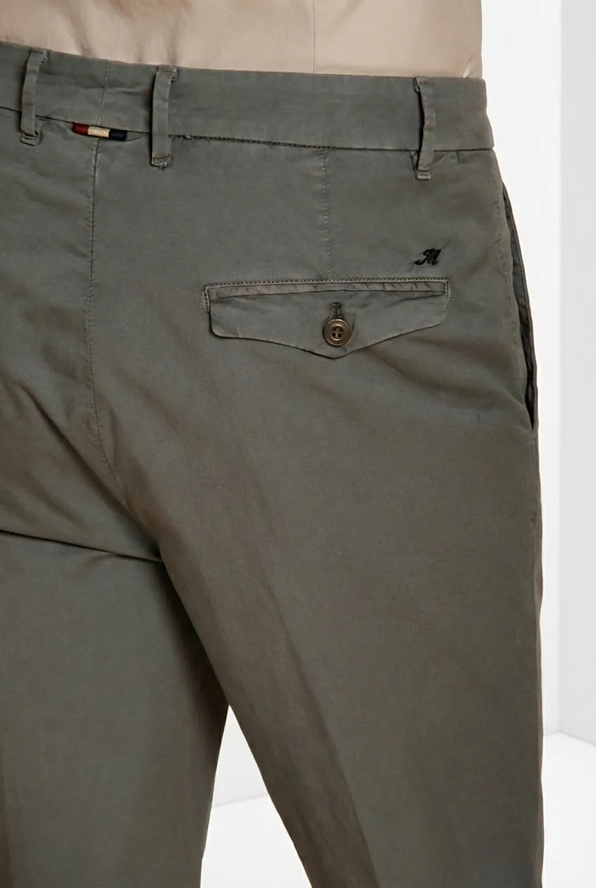 Mason's Pinces chinos militærgrøn relaxed gabardine