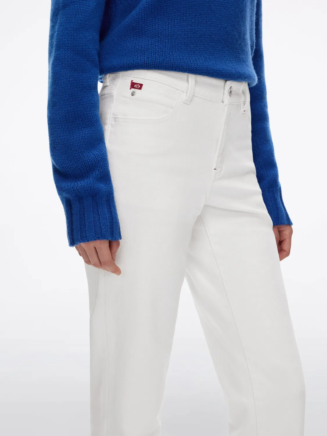 Miss Sixty Emma straight jeans hvid stretch varm