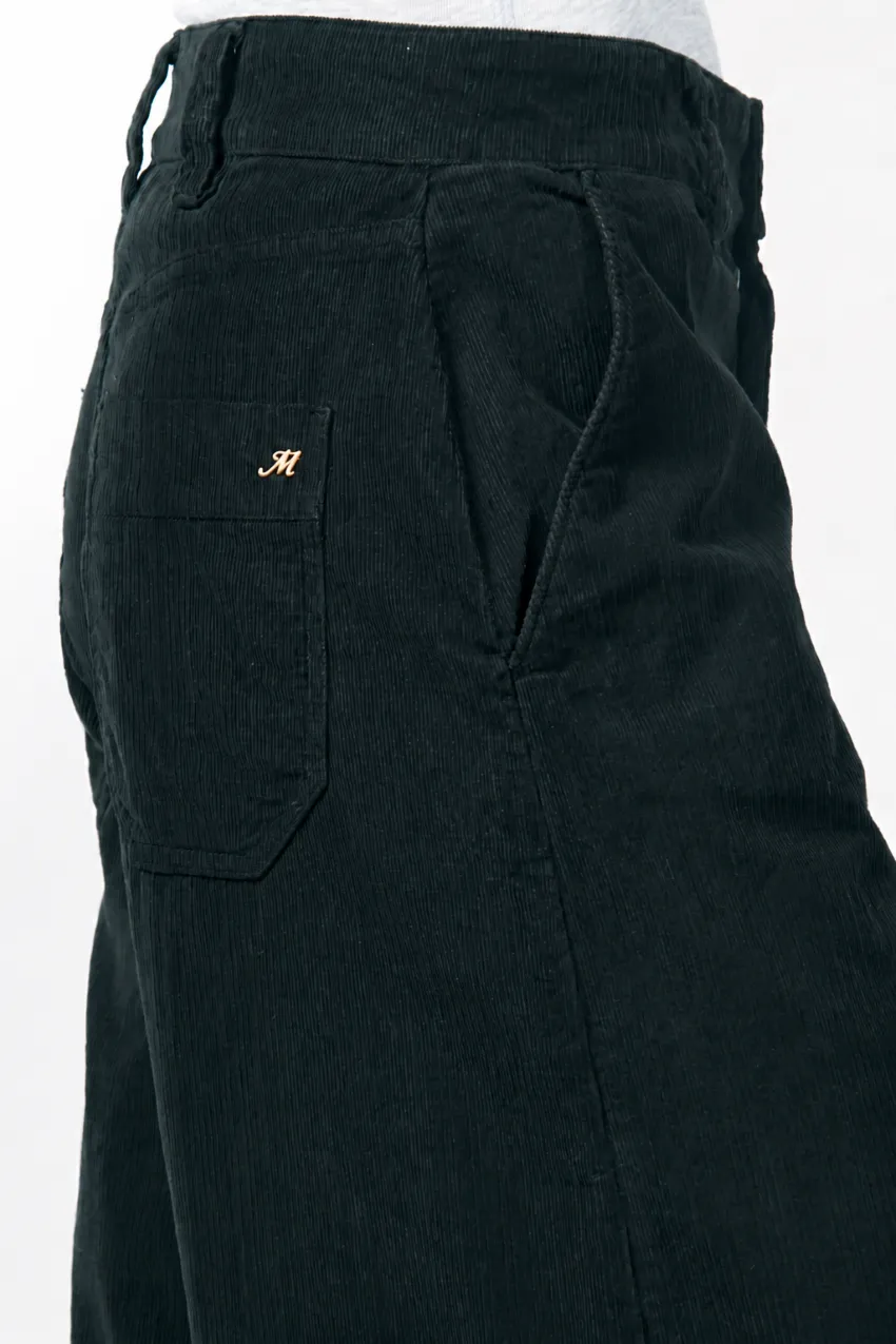 Mason's New York Wide chinos mørkegrøn fløjl