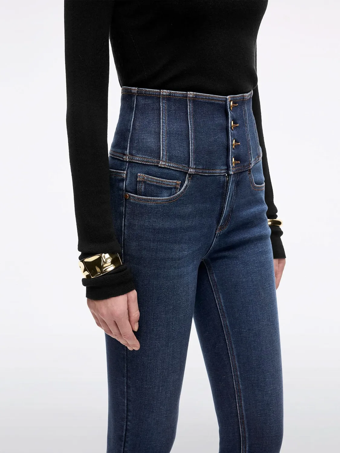 Miss Sixty Glenda skinny jeans mørkeblå varm