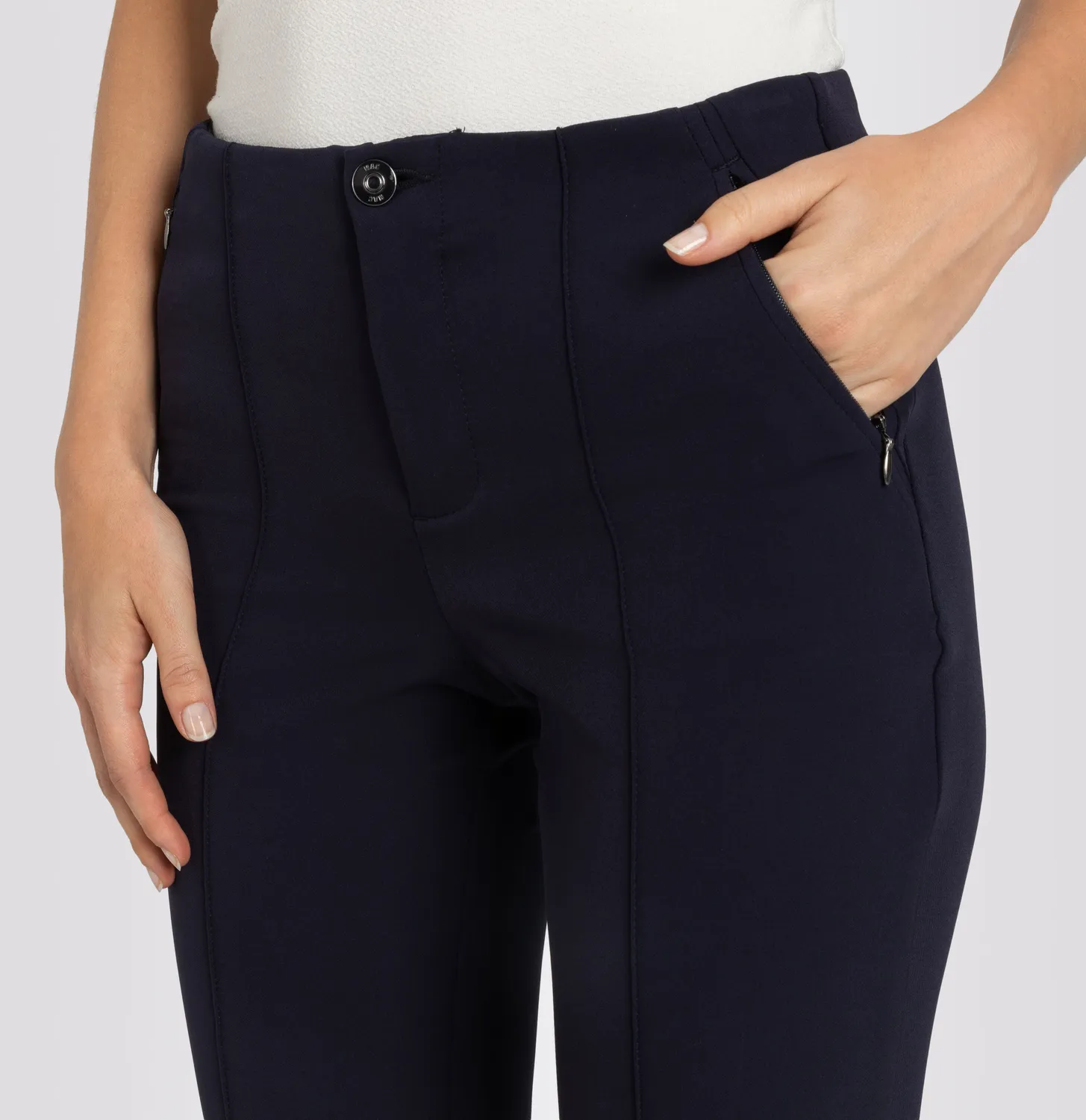 MAC Anna 5293 bukser mørkeblå slim fit
