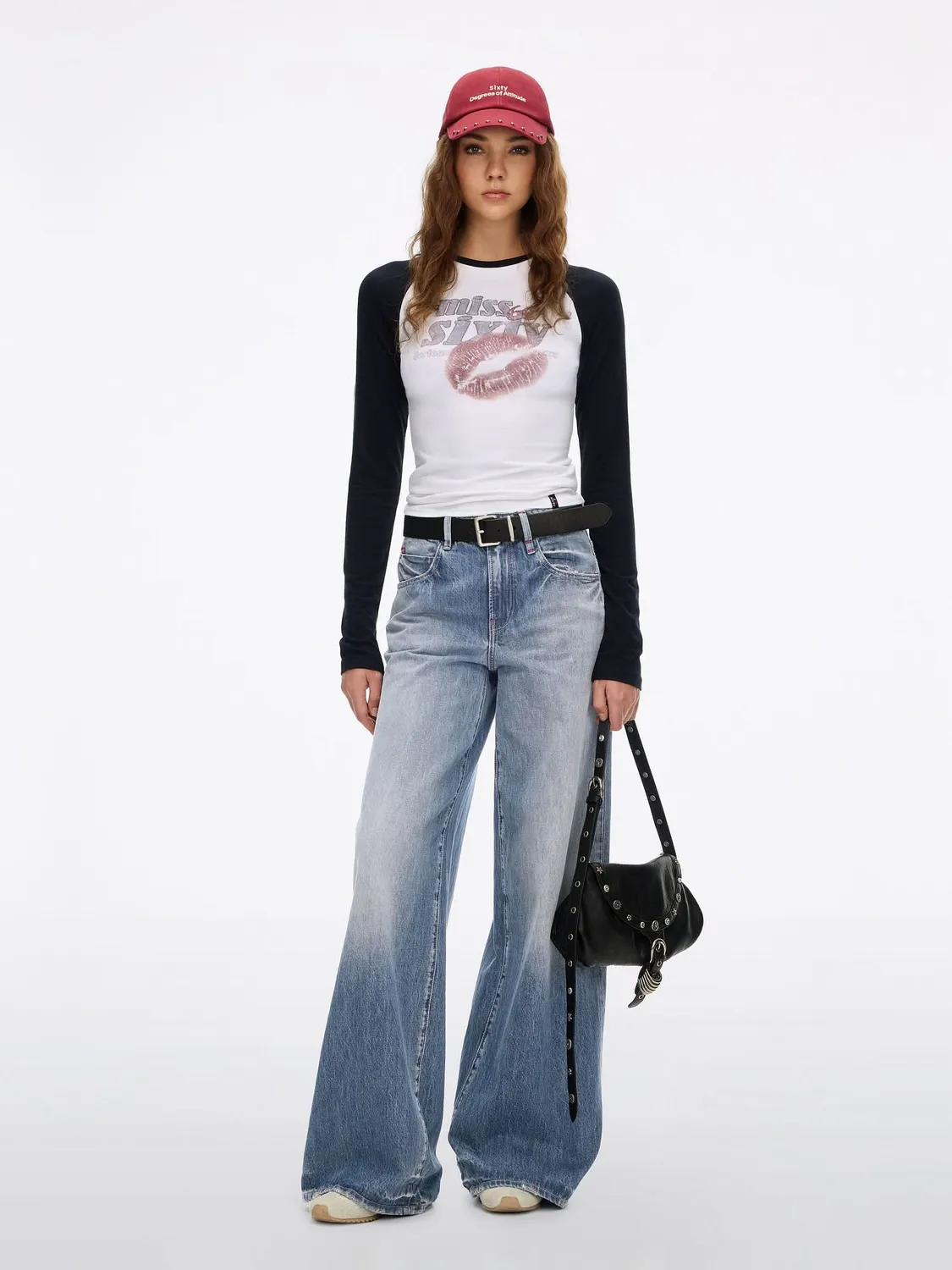 Miss Sixty 6M3SJ33700 t-shirt hvid slim-fit