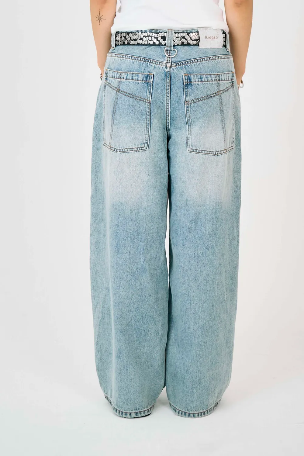 THE RAGGED PRIEST Slim Sweeper jeans lys vask rigid