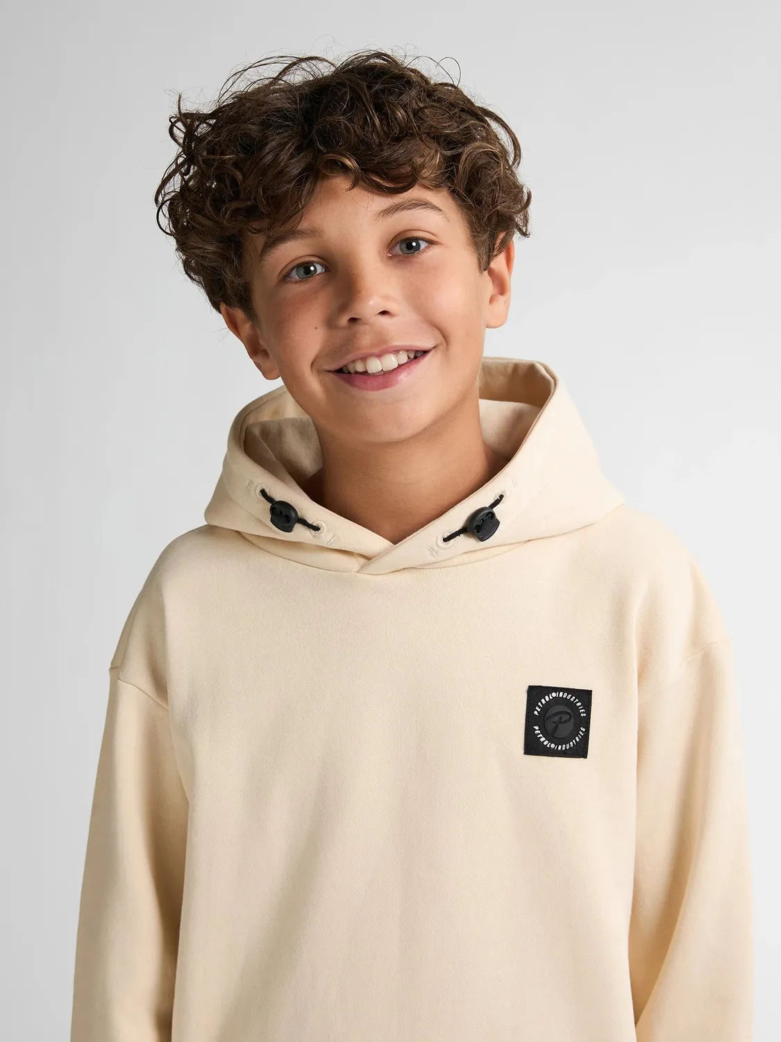 Petrol Industries Rainier hoodie Raw Sand backprint