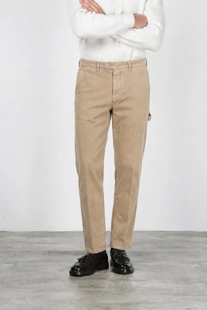 Mason's Square Work chino bukser mørk beige relaxed
