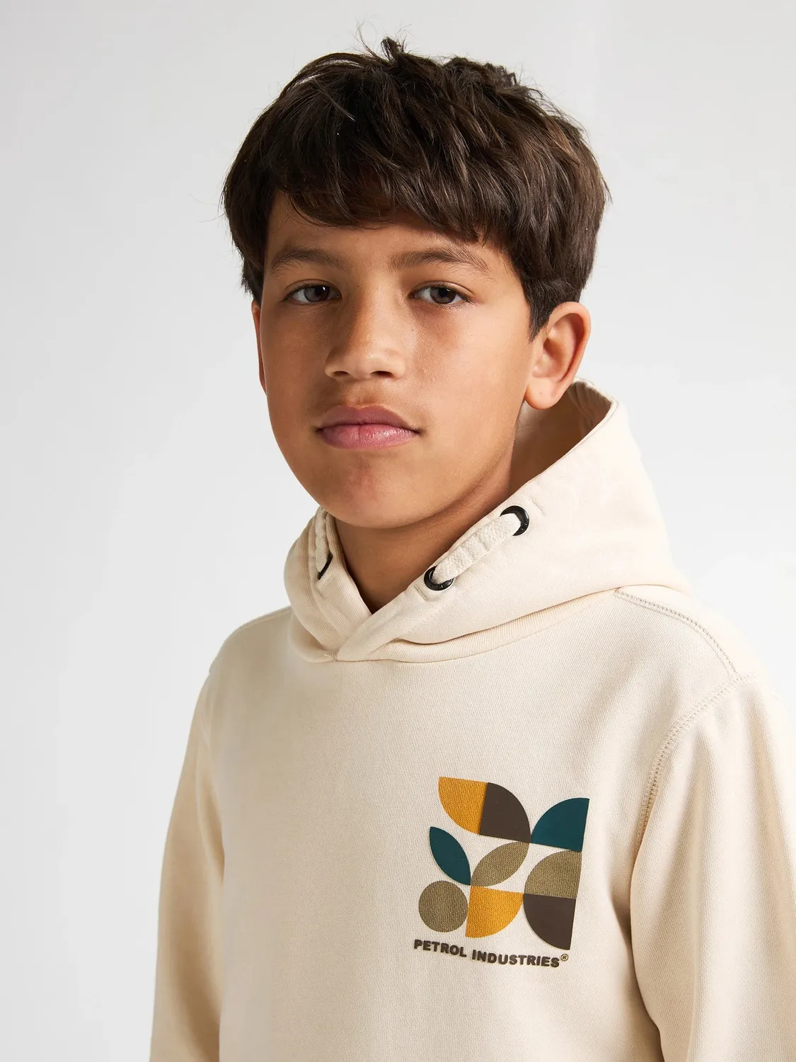 Petrol Industries backprint hoodie børn bomuld