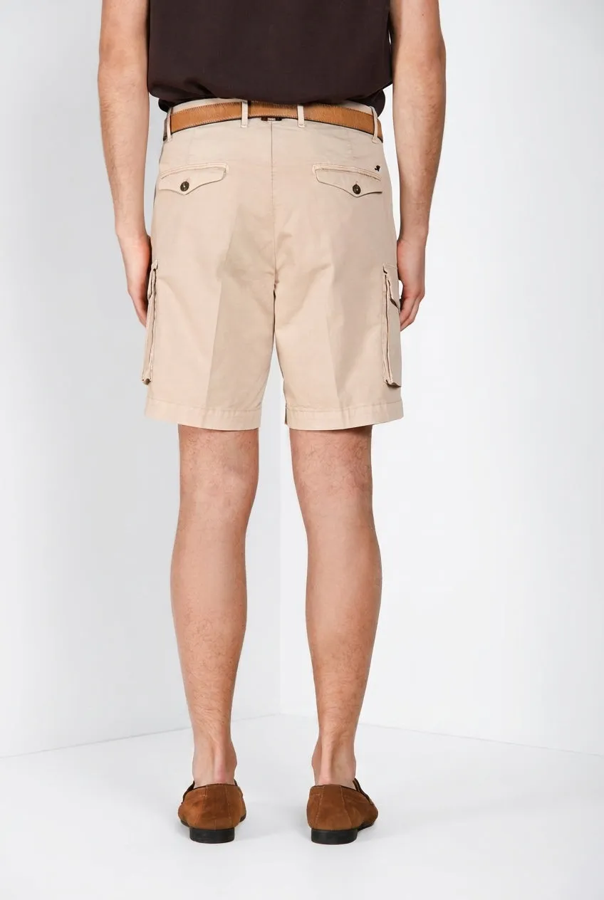 Mason's Cargo bermudashorts beige relaxed gabardin