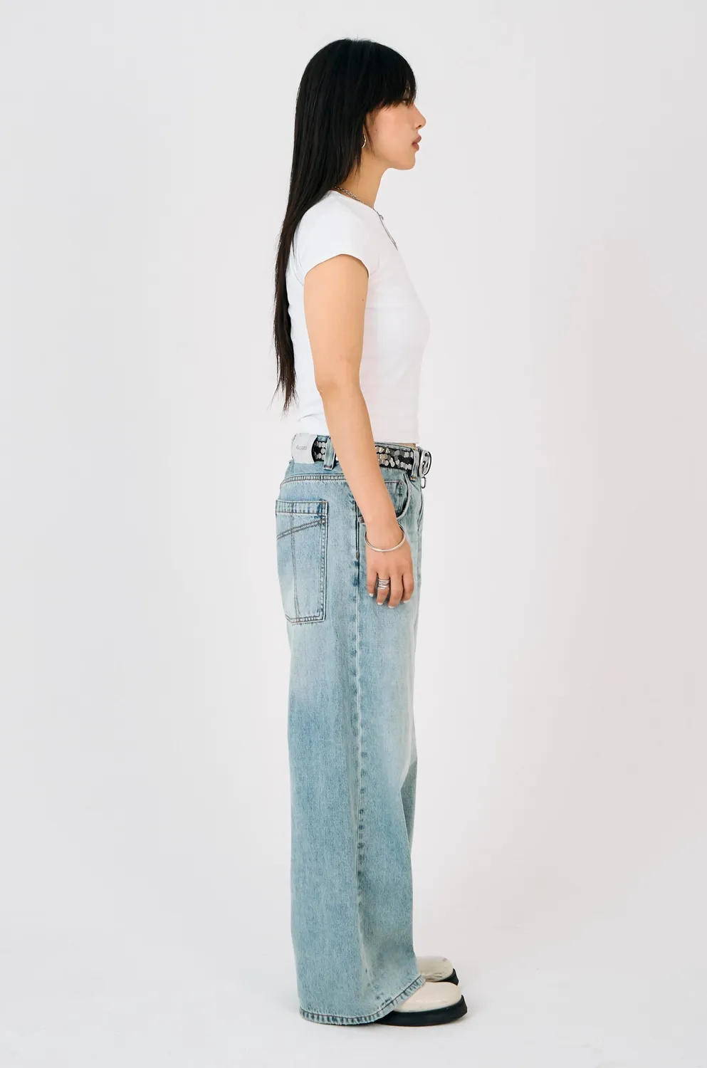 THE RAGGED PRIEST Slim Sweeper jeans lys vask rigid