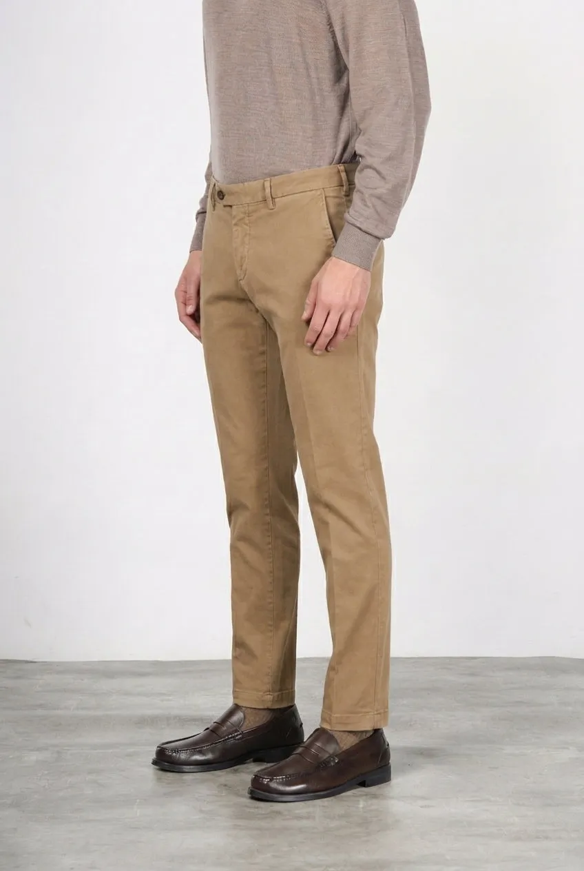 Mason's New York chino bukser mørkebeige regular fit
