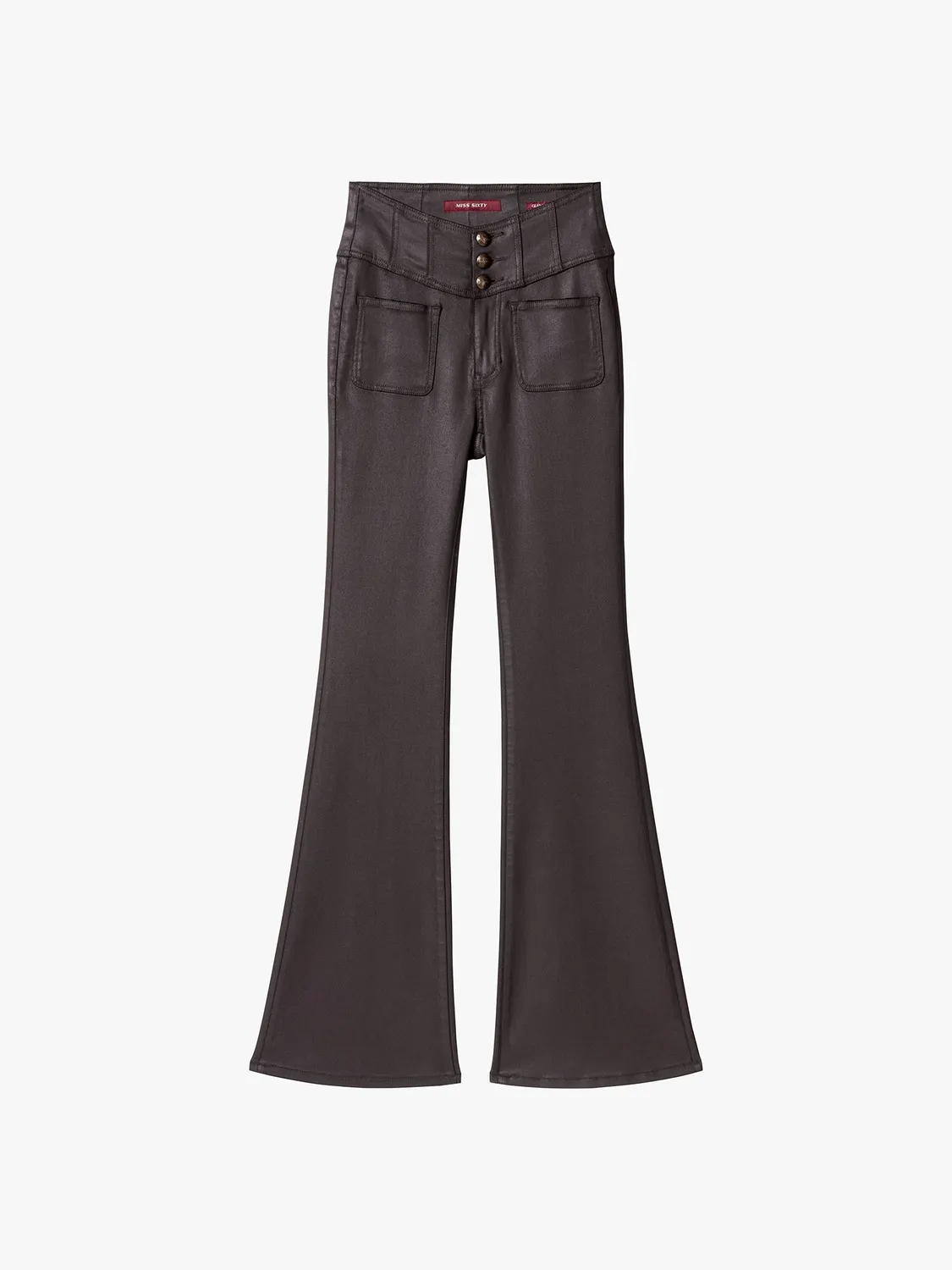 Miss Sixty Glenda Plus 5 coated jeans Brown