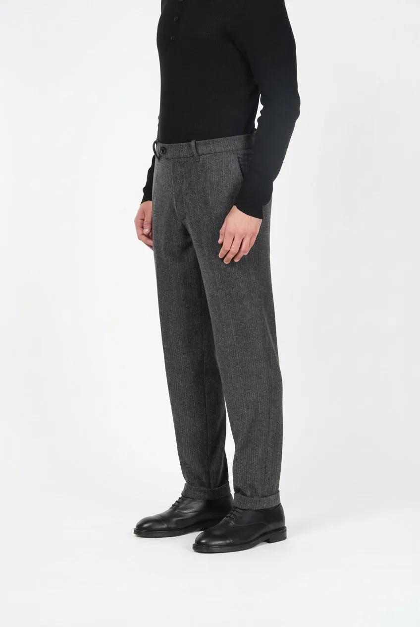 Mason's Paris chino bukser gunmetal carrot fit