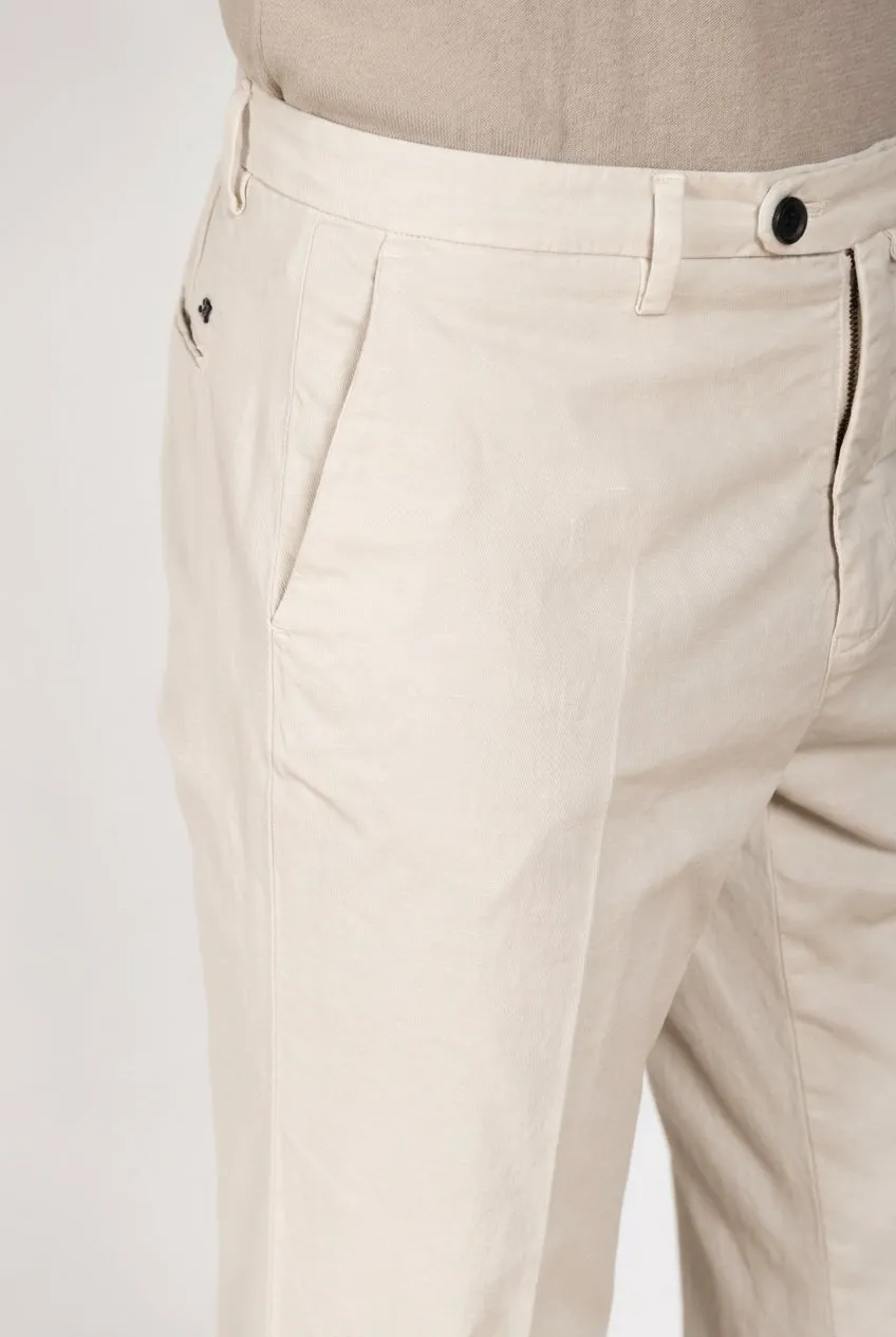 Mason's Boston chinos relaxed fit stucco hør