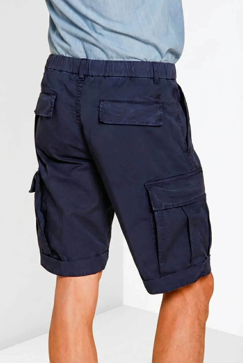 Mason's Cargo M74 cargo bermudashorts navy relaxed