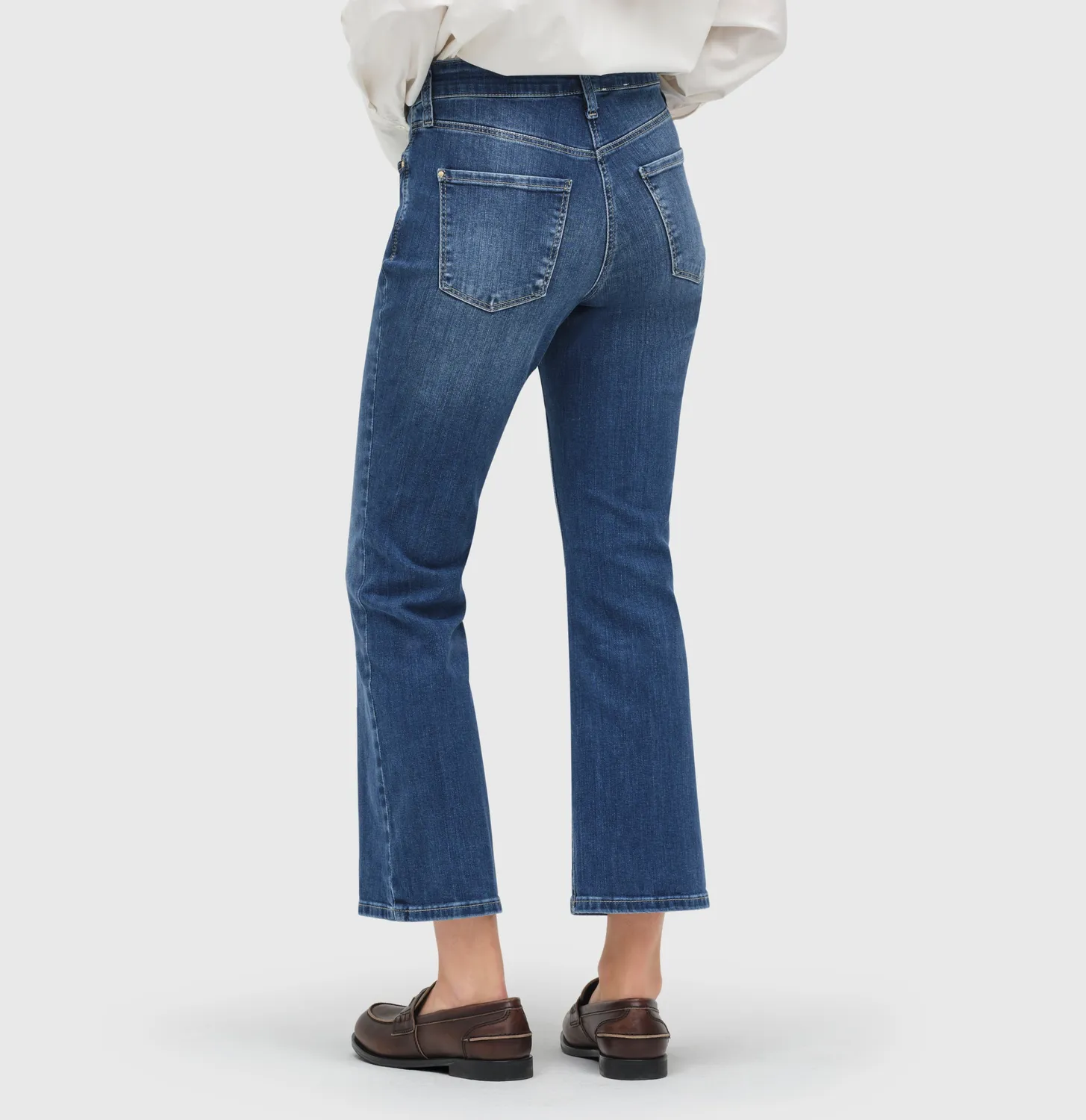 MAC Dream Kick 5416 jeans mellemblå kick flare