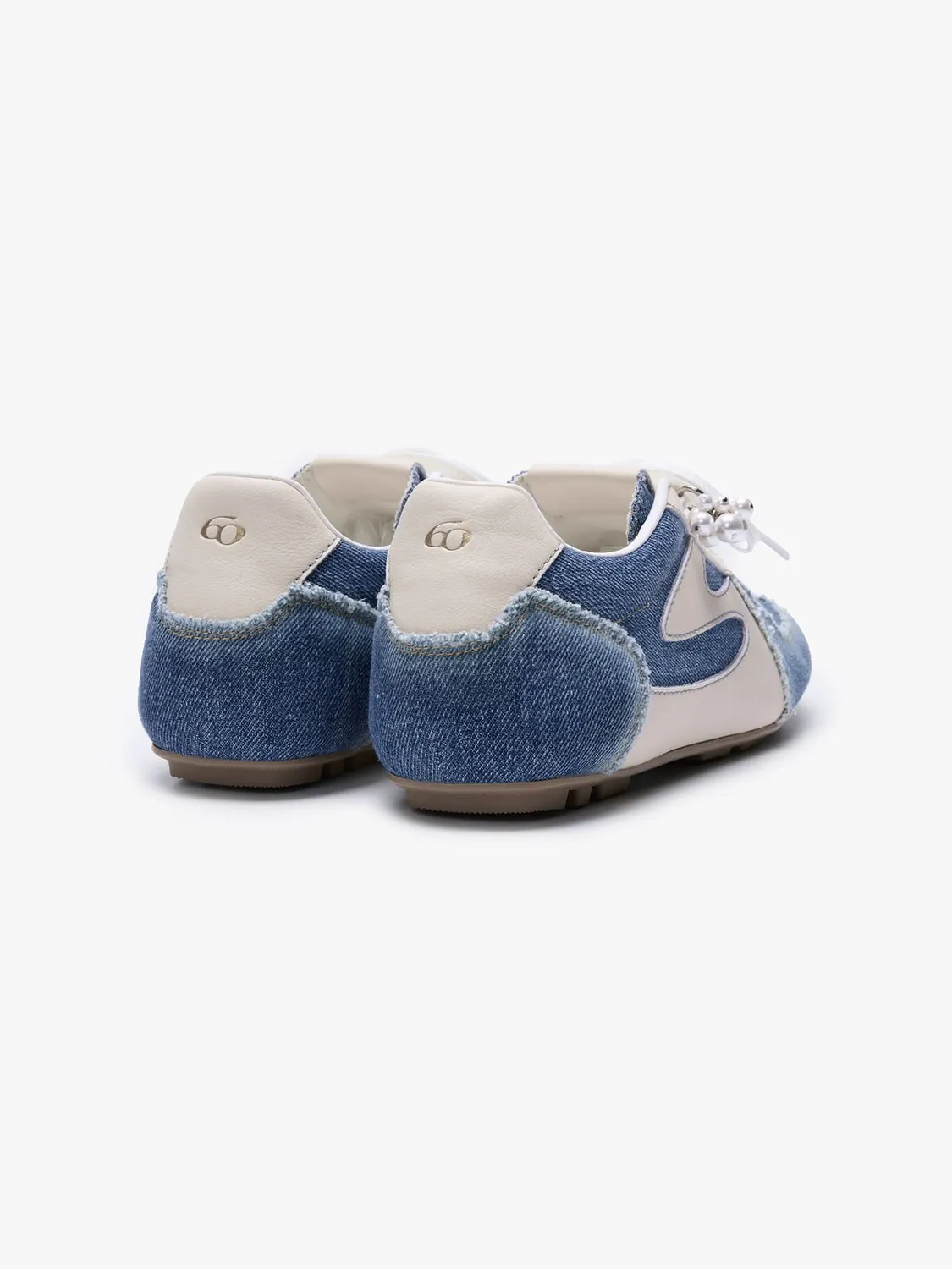 Miss Sixty 6M1QJ84700 sneakers blå denim patchwork
