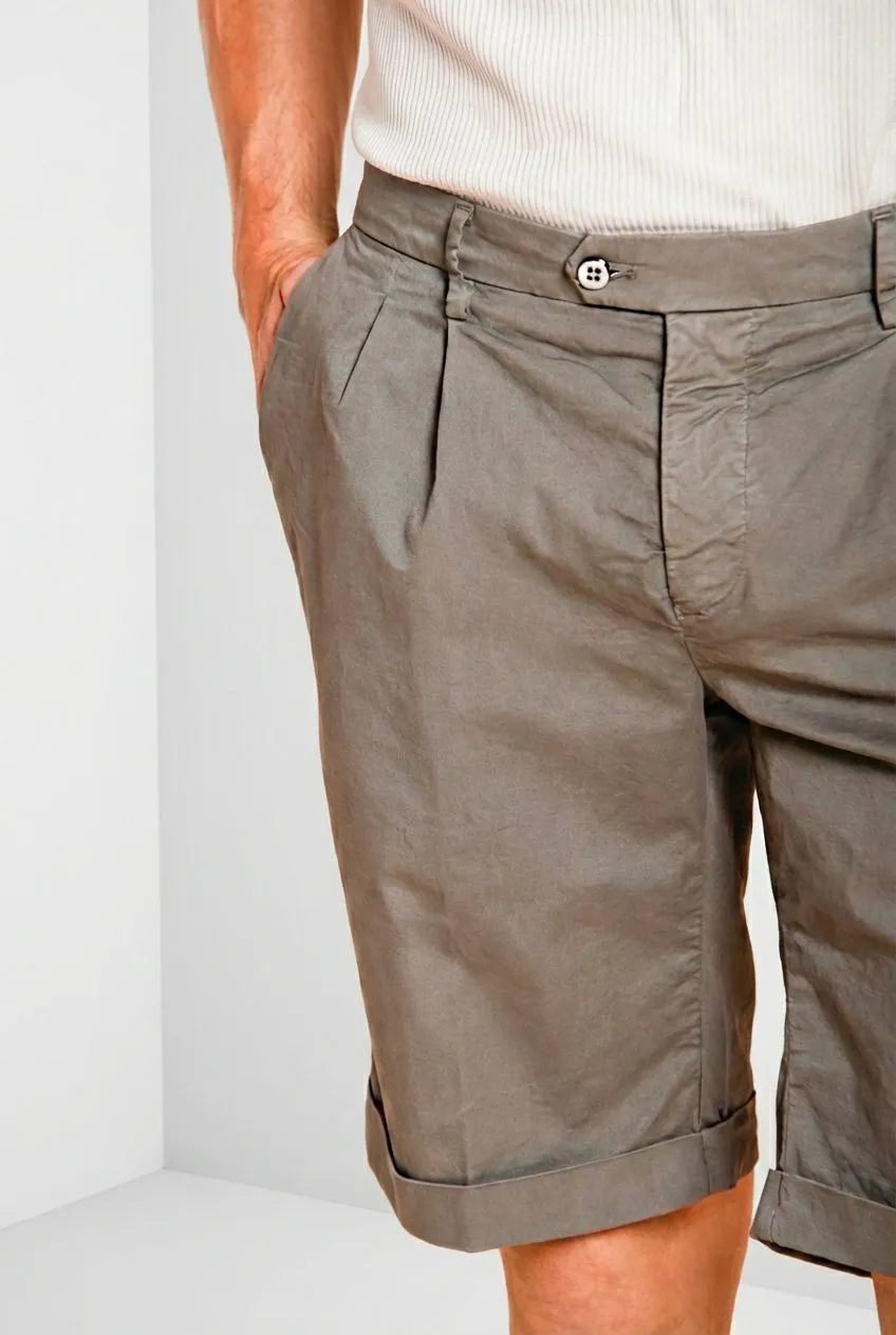 Mason's New York 2 Pinces chino shorts mørkegrå regular