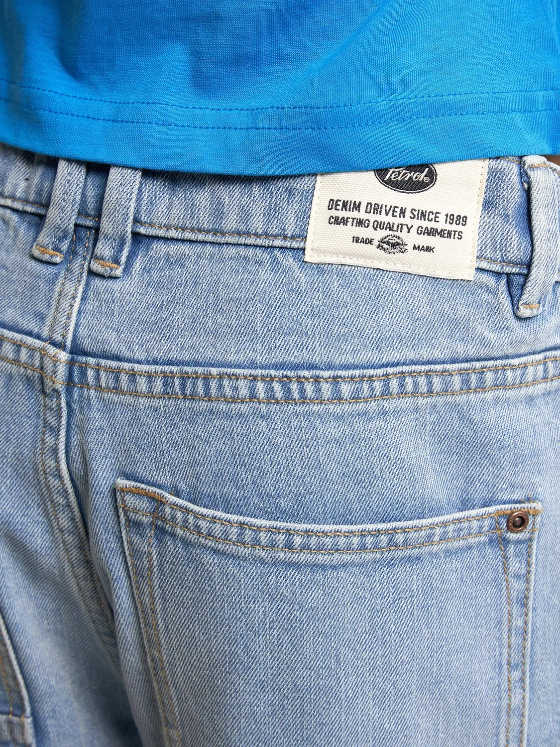 Petrol Industries Lenox Alligator loose fit drengejeans