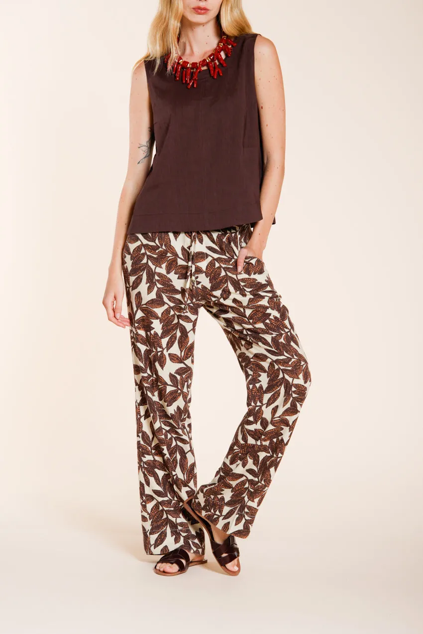 Mason's New York Cozy Straight chino jogger latte stræk