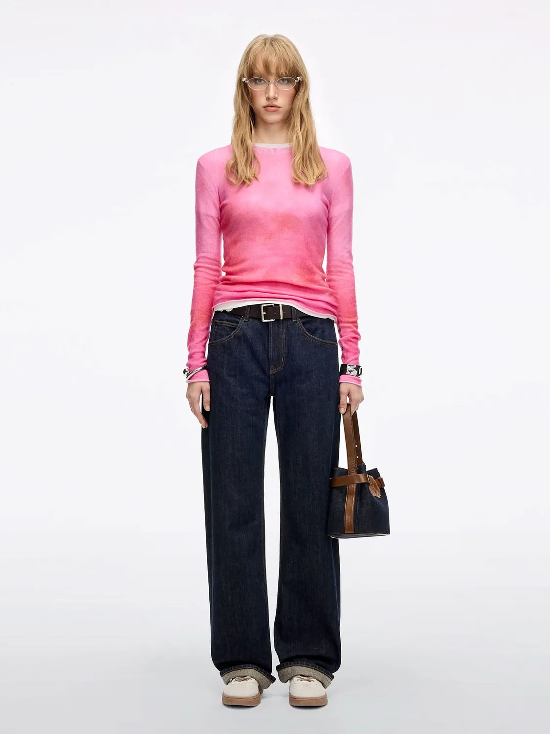 Miss Sixty Anni straight-leg jeans mørkeblå rigid