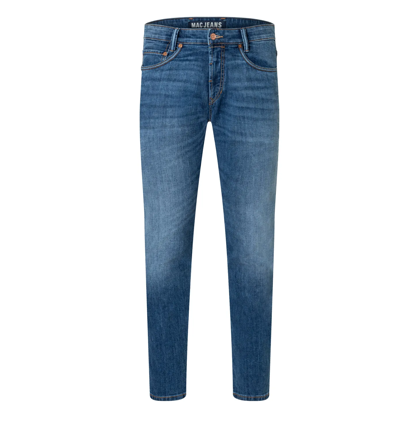 MAC Arne Pipe 0524 jeans mellemblå hemp denim