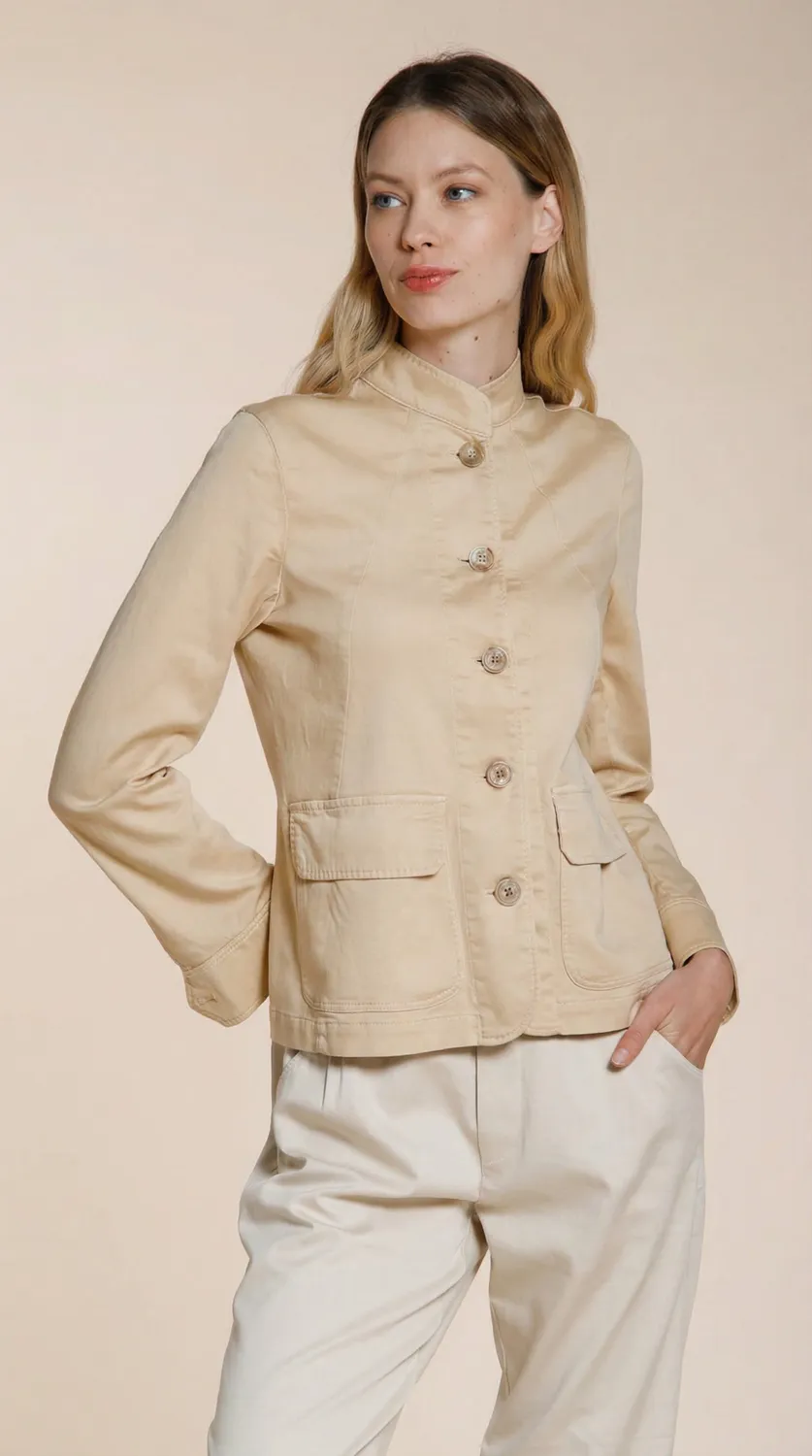 Mason's Karen New jakke beige hør stretch dame