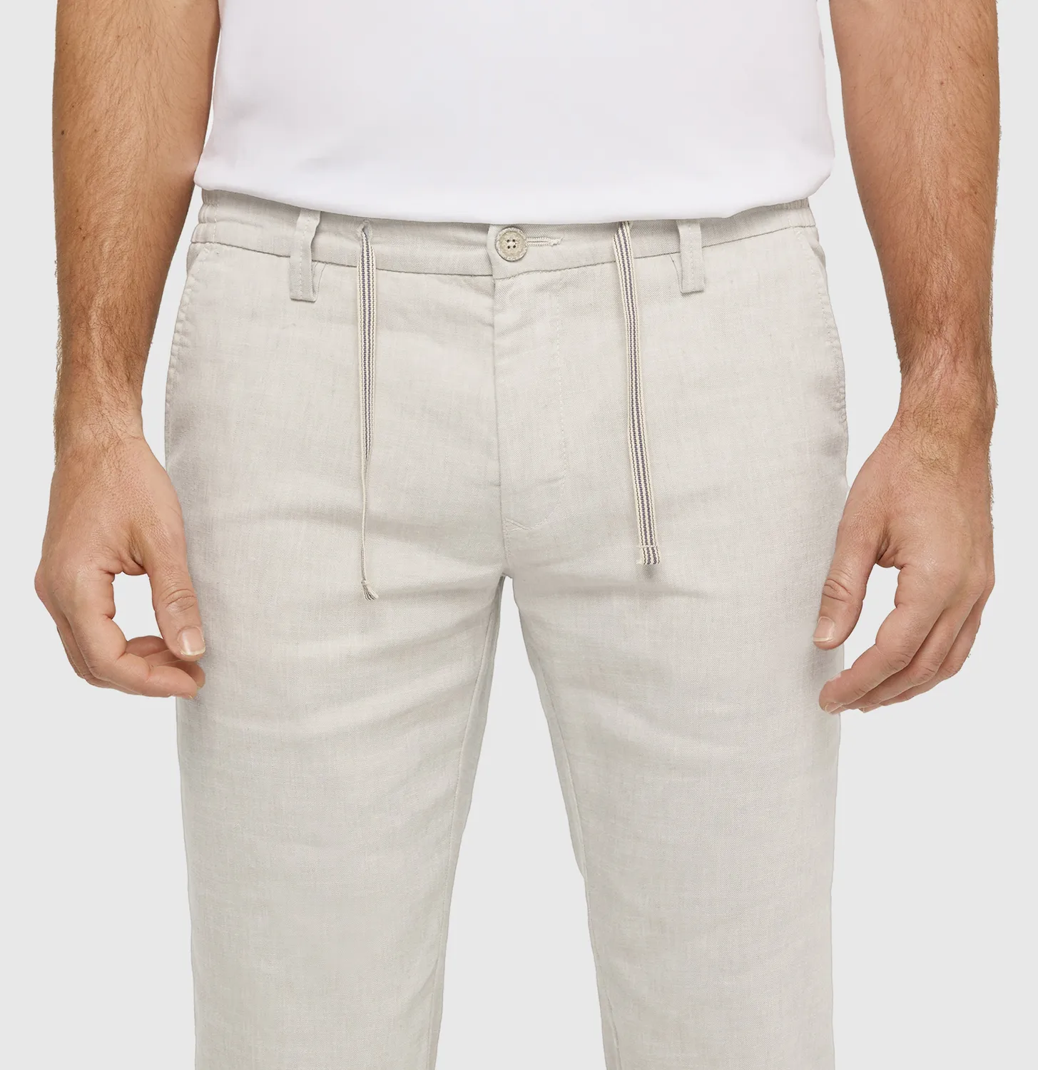 MAC Lennox Sport hørbukser beige modern fit