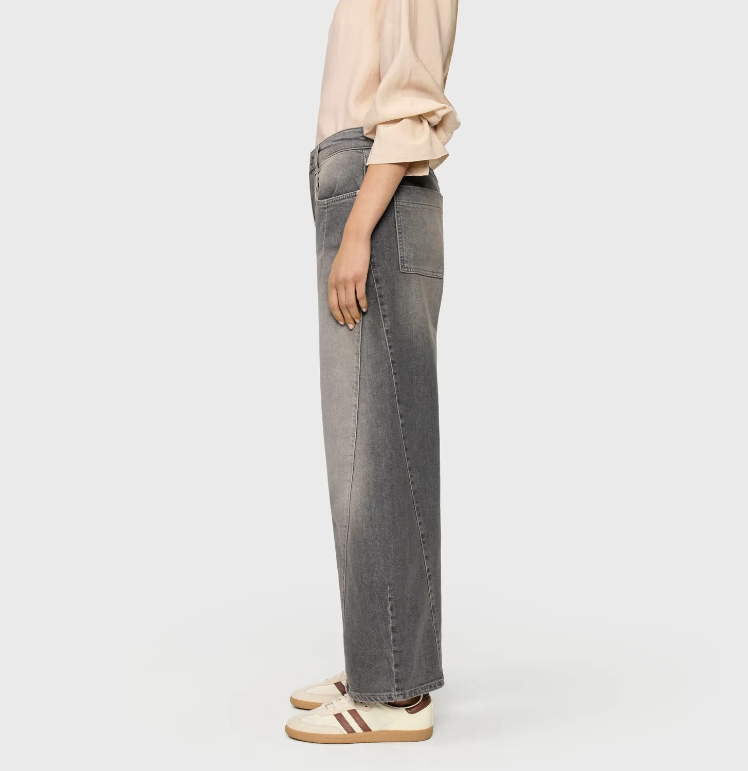 MAC Colorado Barrel 3151-90-0333 jeans grå barrel fit