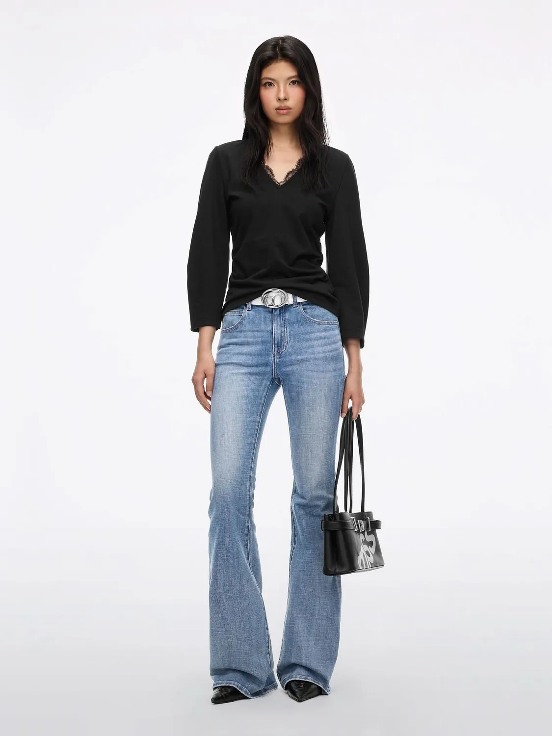 Miss Sixty 6M3JJ2451AF20 flare jeans lyseblå stretch 30"
